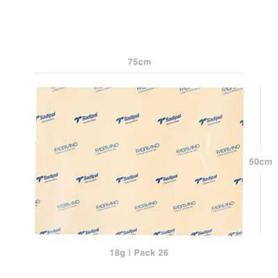 Papel Seda Sadipal 18gr 50X75cm Pack 26